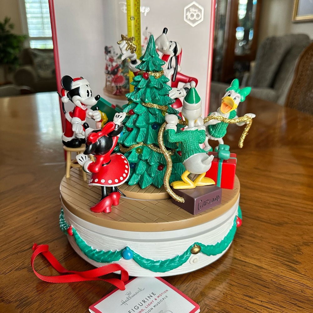 Hallmark Disney 100th Anniversary Tabletop Figurine With Sound Light Motion New!